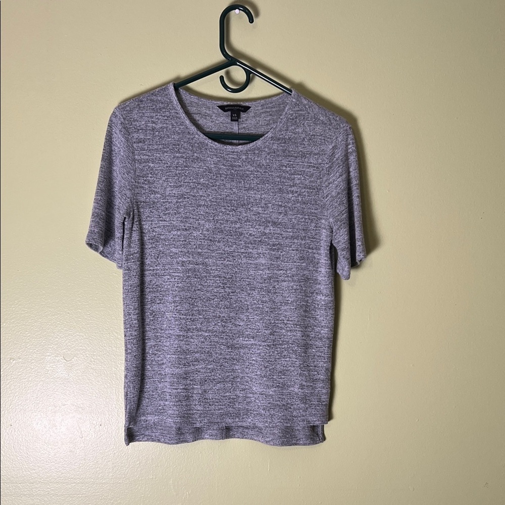 Banana Republic Heather Gray Short Sleeve Top